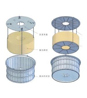 carrier of fiber dehydrator